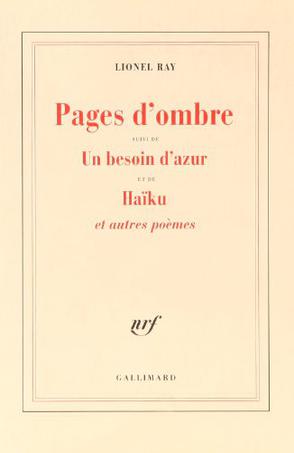 Pages d'ombre, un besoin d'azur. Ha?ku et autres poèmes